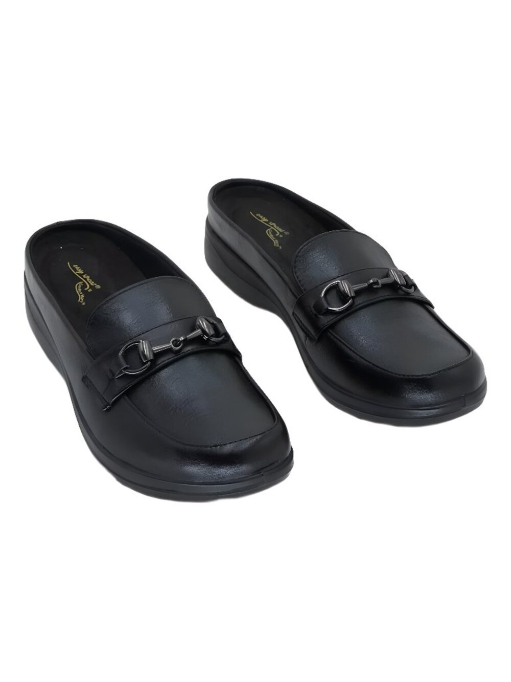 Easy Street Women's Nell Comfort Mule Slip On Loafer Black Size 10M
